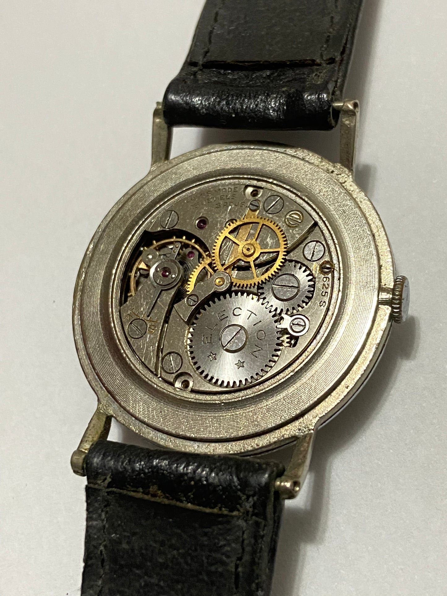 Relógio Antigo Suíço Election 15 Jewels Swiss Made