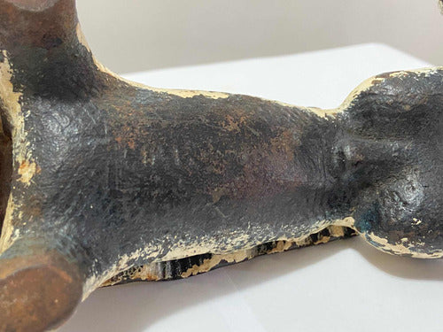 Antigo Jacaré de Farmácia Apertador de Rolhas -Ferro Fundido