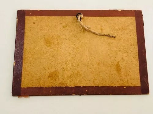 Antigo Quadro Futebol Jogador Arbitro Falta