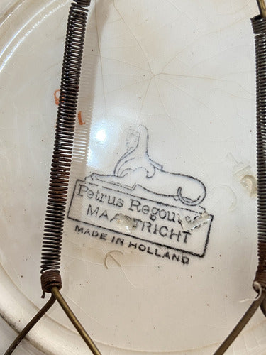 Prato De Porcelana Petrus Regout Maastricht Holanda Paisagem