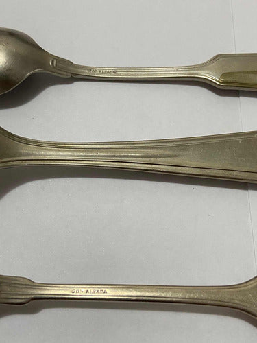 Antigas Colheres Alpaca