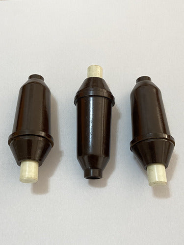 Interruptor Em Baquelite Antigo Tipo Pera Botão