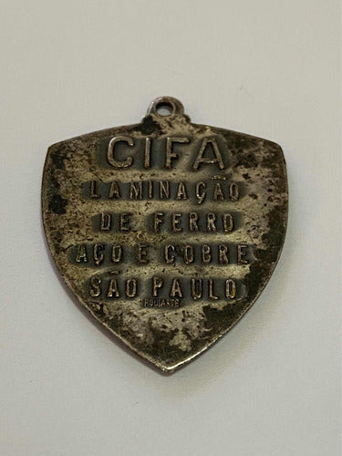 Antiga Medalha Cifa Laminação De Ferro Aço E Cobre São Paulo