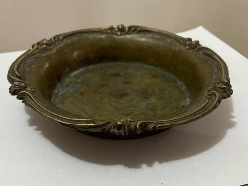 Antigo Prato Salva Cor Prata Marca Christofle