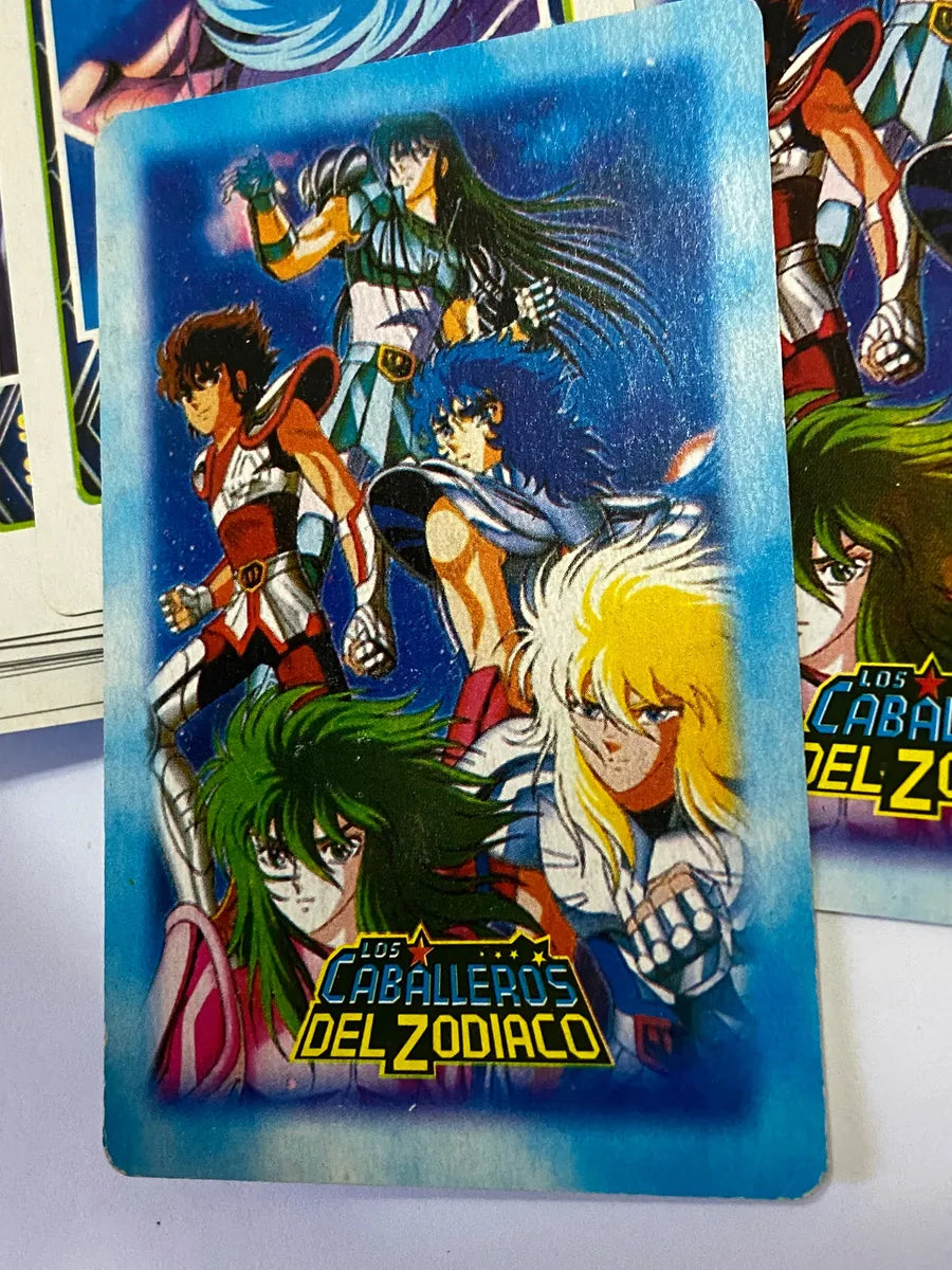 Baralho Antigo Raro Cavaleiros Do Zodíaco Azul