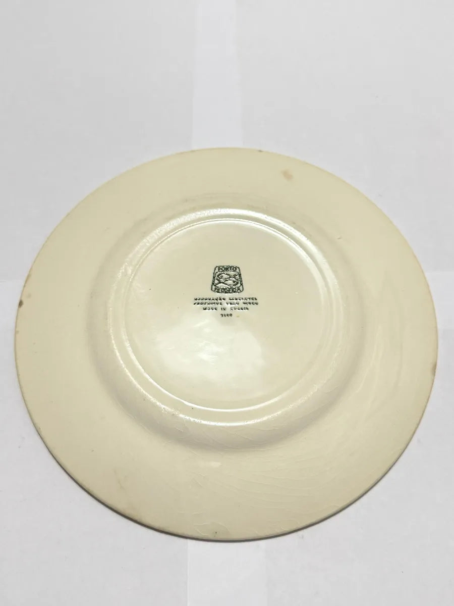 Prato Antigo Cerâmica Porto Ferreira Geométrico / Floral