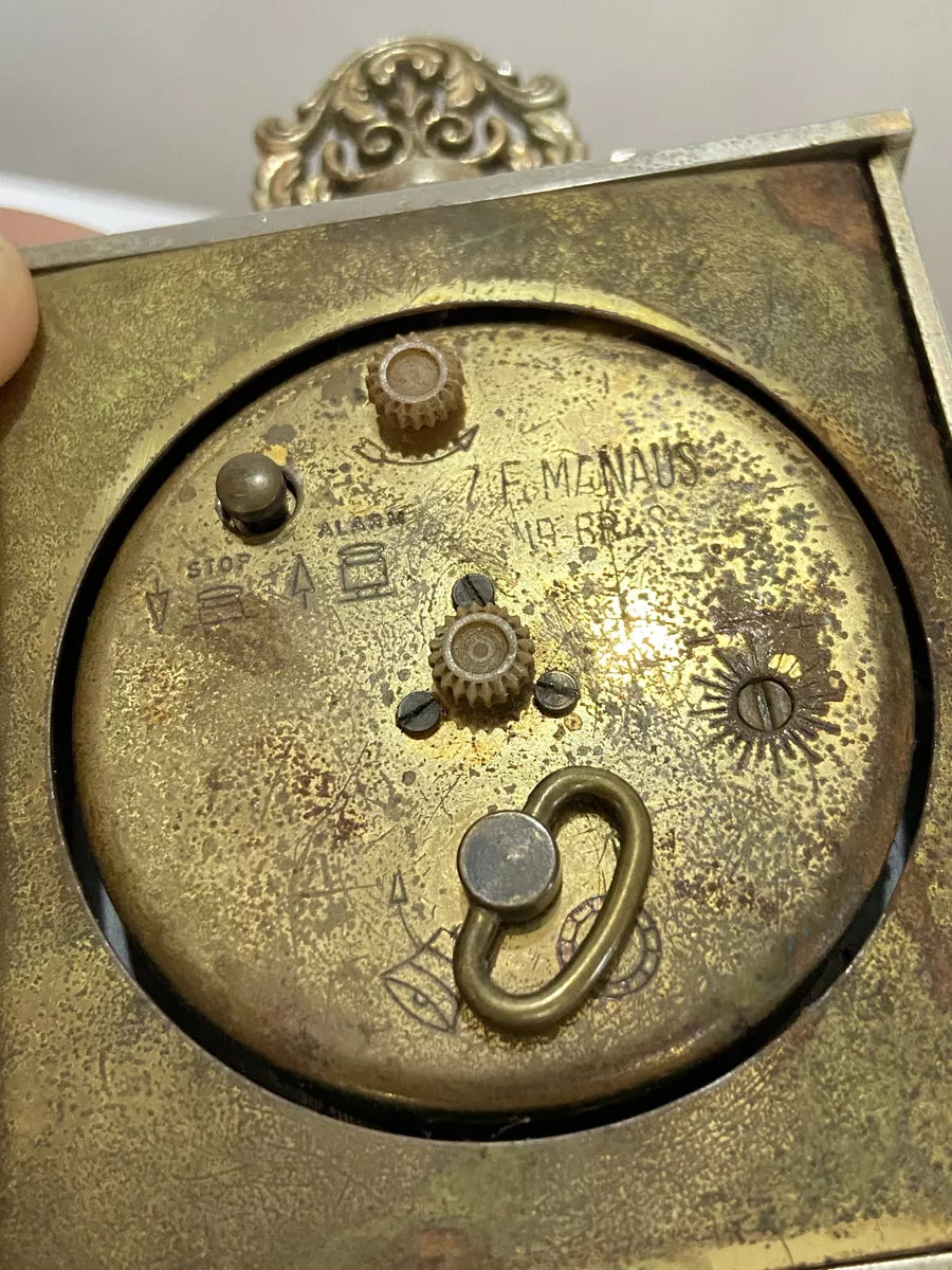 Relógio de Mesa Antigo Alemão Germany Jewels