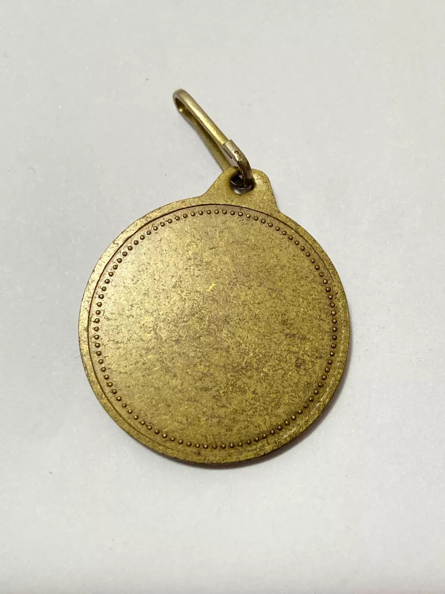 Medalha Antiga Dourada Futebol Feminino