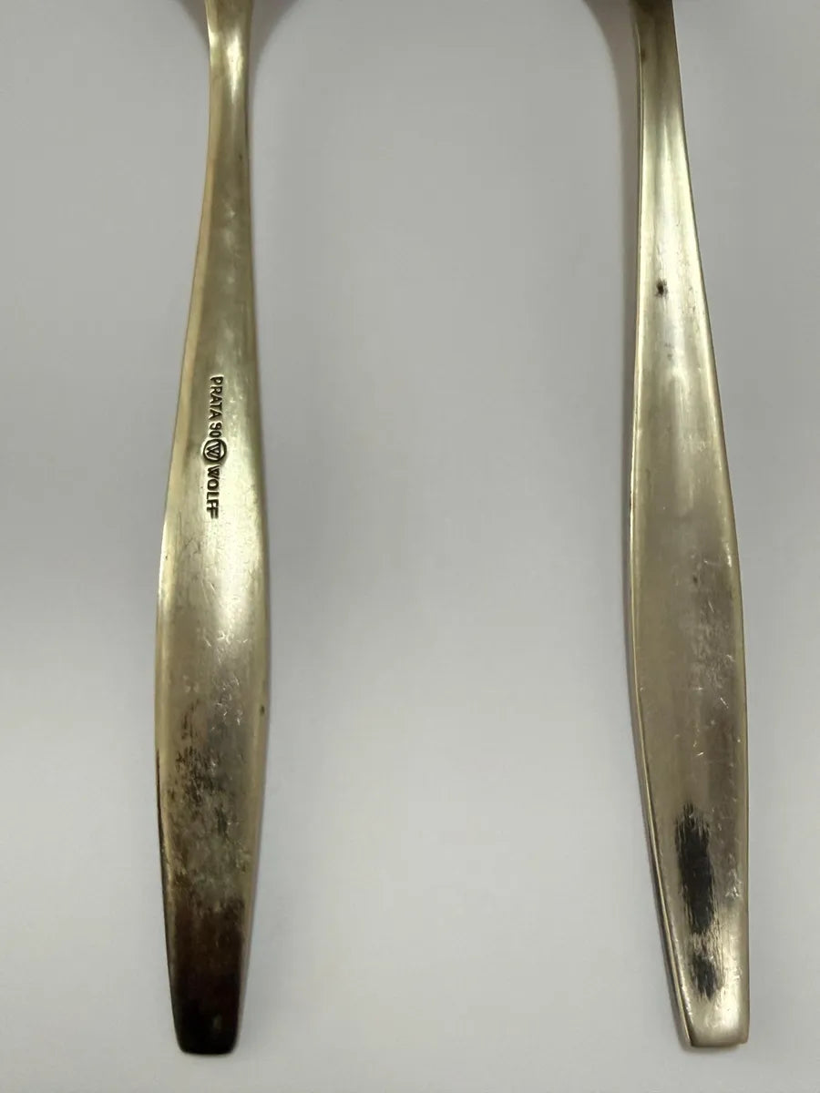 Colheres Antigas Wolff Prata 90 23cm