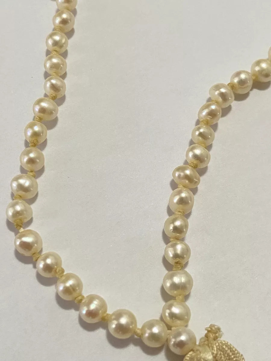 Colar Antigo Pérola Naturais Japamala