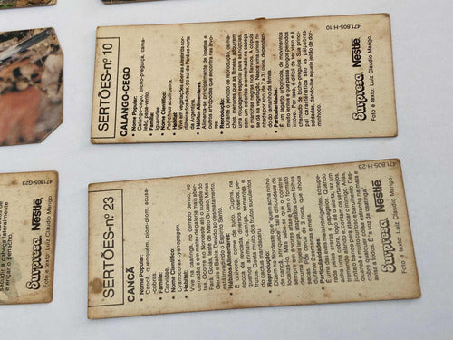 Antigas Figurinhas Cards Surpresa Nestle