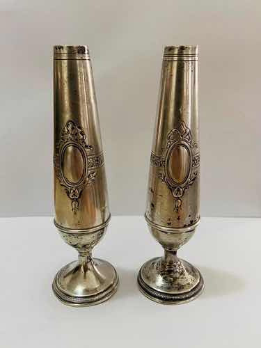 Vaso Antigo De Prata Com Marca