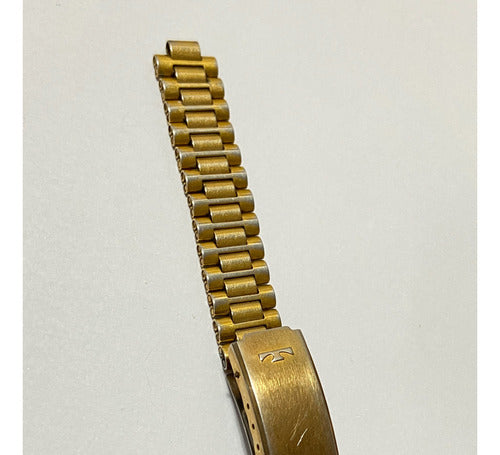 Pulseira De Relógio Antiga Dourada Technos 18mm