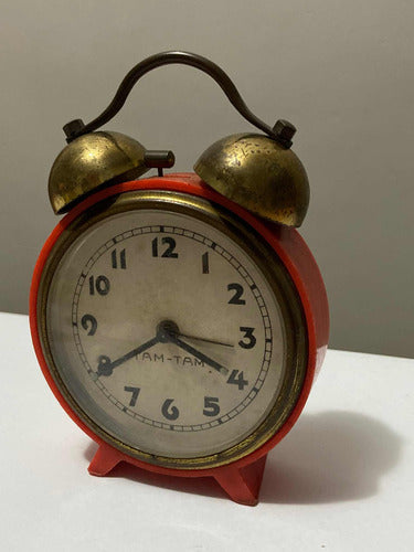Antigo Relógio Despertador Marca Tam Tam