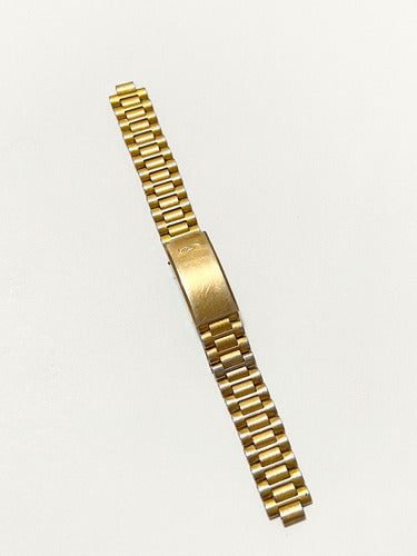 Pulseira De Relógio Antiga Dourada Technos 18mm