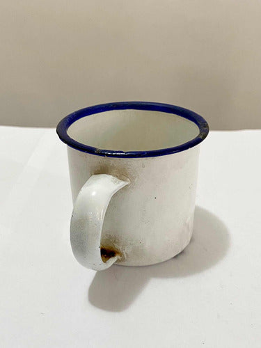 Caneca Esmaltada Antiga Pintura Floral - Harvest China