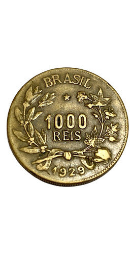 Antiga Moeda Brasil 1000 Réis 1929 Lote 3