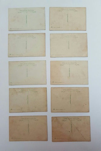 Cartões Postais Antigos Raros Da Argentina - Lote 10