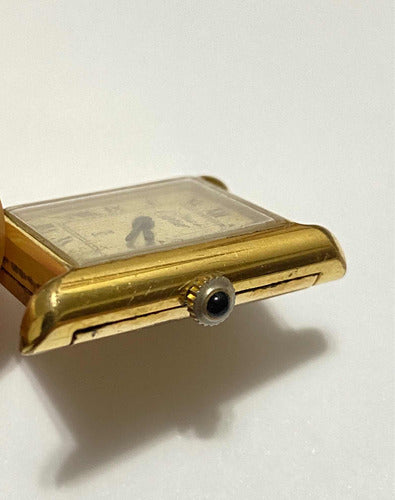 Relógio Antigo Must De Cartier A Corda Antigo Plaquer Ouro