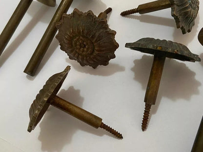 Suportes De Bronze Antigo Para Para Cortina - 7uni