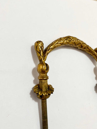 Puxador Antigo Para Móveis Em Bronze