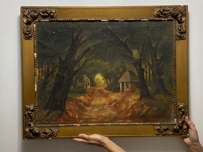 Quadro Antigo / Raro - Pintura Lourenço Peixoto 1922