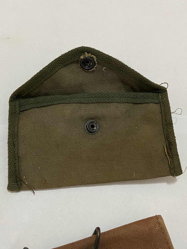 Antigo Porta Munições E Porta Coldre Porta Arma Militar