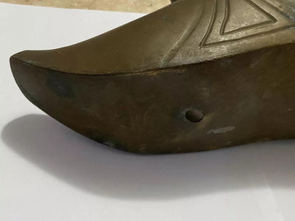 Antigo Vaso Para Flores Floreira De Parede Bronze