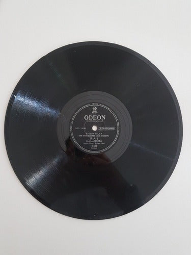 Disco Antigo 78 Rpm Odeon - Anisio Silva