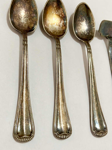 Colheres Antigas Meridional Prata Epns 90 + Raspador