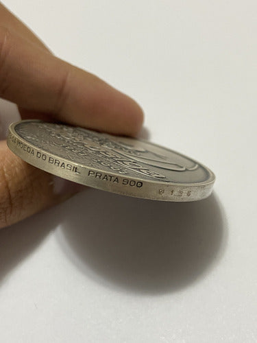 Medalha 20 Anos Microsiga Prata 900 Casa da Moeda 65g