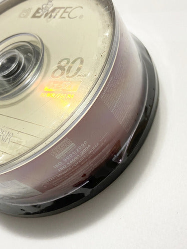Caixa Cd -r Emtec 80mim/700mb Lacrado Virgem 25uni