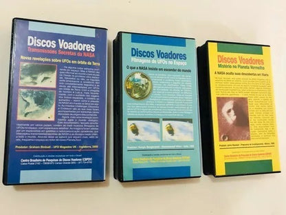 Fita Antiga Vhs Discos Voadores Ovni Alienigena