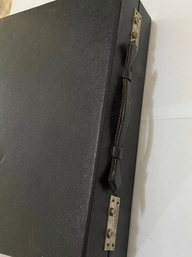 Mala De Mão Maleta Antiga De Acessórios Com Espelho