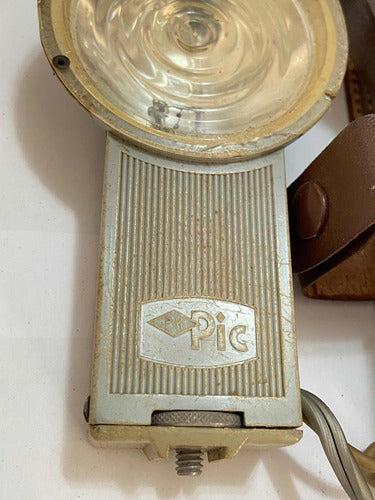 Flash Fotográfico Antigo Alemão Pic 1122 Com Case