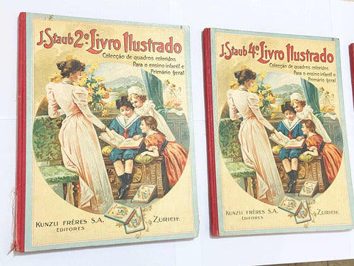Livro Ilustrado Antigo Ensino Infantil - Lote