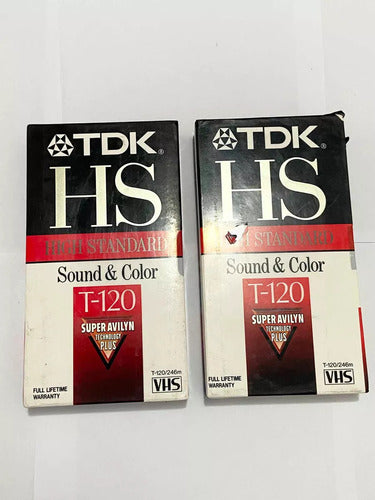 Antigas Fitas Vhs Lacradas Virgem Tdk