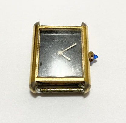 Relógio Antigo Cartier Paris Dourado