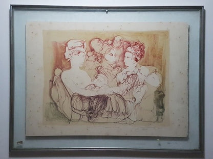 Quadro Antigo Assinado Guilherme De Faria 1978