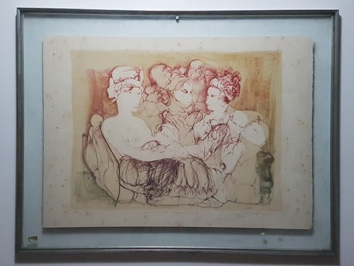 Quadro Antigo Assinado Guilherme De Faria 1978