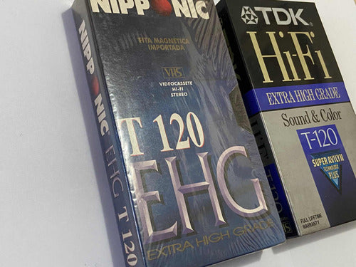 Fita Antiga Vhs Lacrada Virgem Nipponic E Tdk Hifi