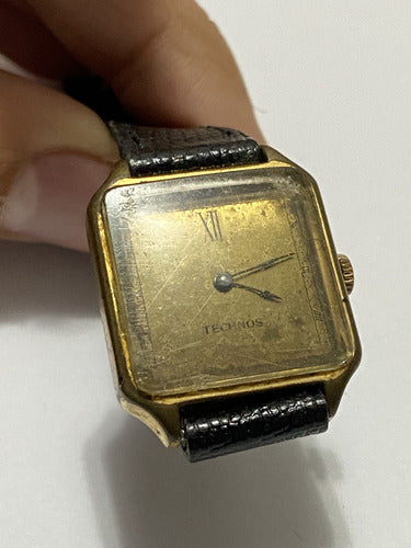 Relógio Antigo Technos Dourado