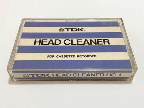 Fita Cassete K7 Antiga De Limpeza Tdk Head Cleaner