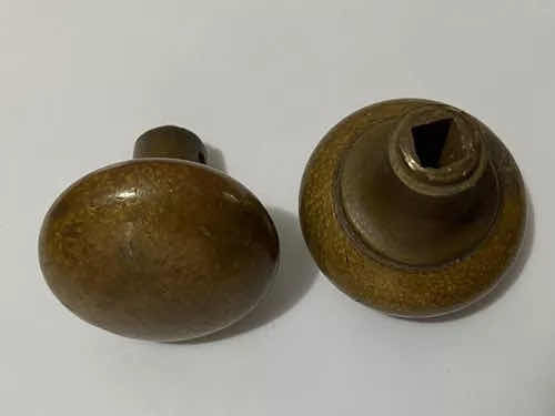 Puxadores Antigos De Bronze Redondo