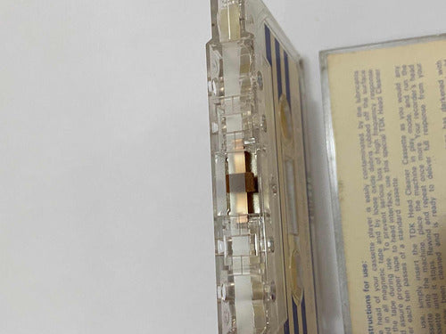 Fita Cassete K7 Antiga De Limpeza Tdk Head Cleaner