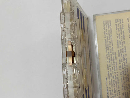 Fita Cassete K7 Antiga De Limpeza Tdk Head Cleaner