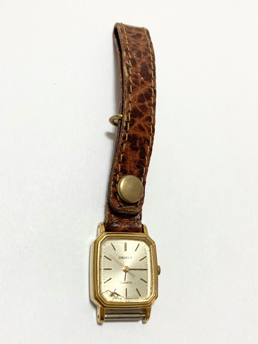 Relógio Antigo Orient Quartz Japan Pulseira Eberle