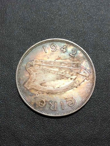 Moeda Antiga 1942 Irlanda 1 Penny Bronze