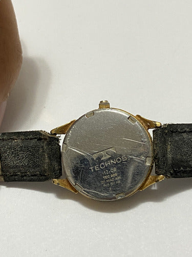 Relógio Antigo Technos Dourado Quartz