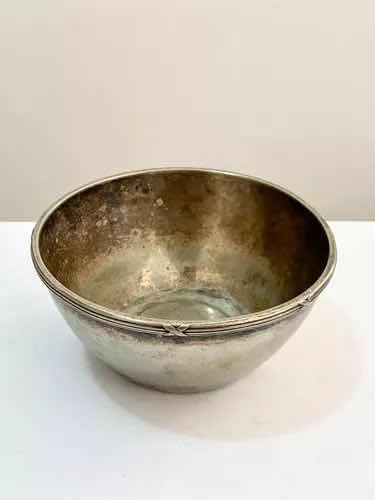 Antiga Tigela Bowl Fracalanza Cor Prata